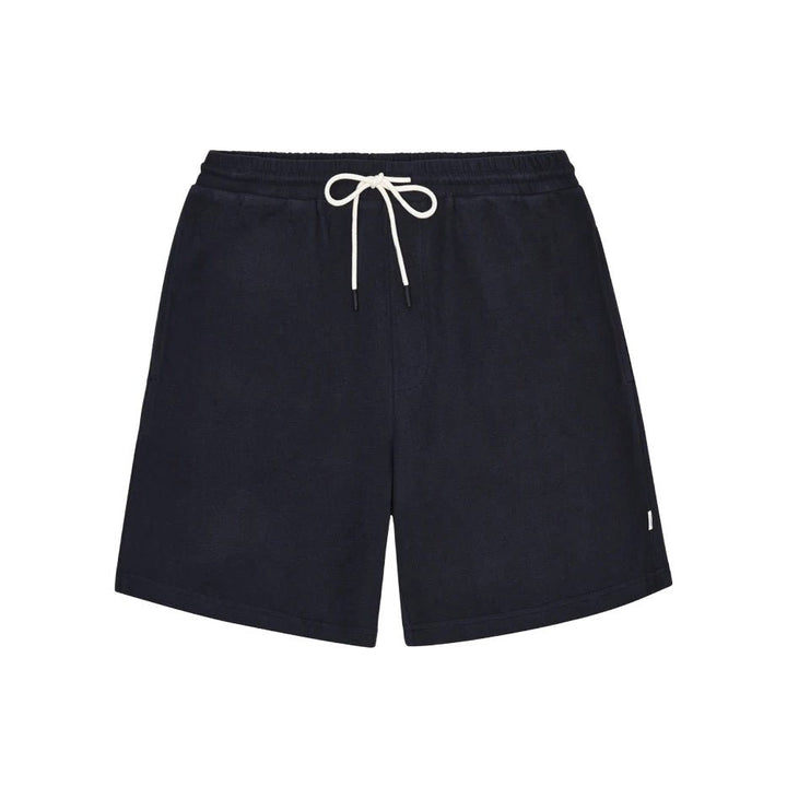 Knowledge Cotton Apparel Loose Fit Jersey Boucle Shorts Night Sky - Merchant Menswear