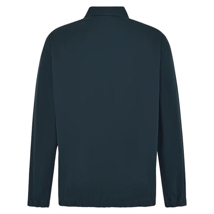 Knowledge Cotton Apparel Organic Cotton Zip Jacket Total Eclipse - Merchant Menswear