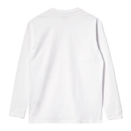 Long Sleeve Chase T-Shirt White / Gold - Merchant Menswear