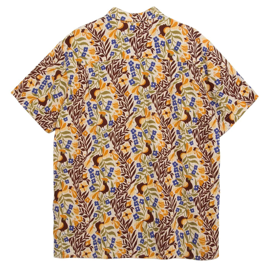 Malick Bird Print Shirt Multi - Merchant Menswear