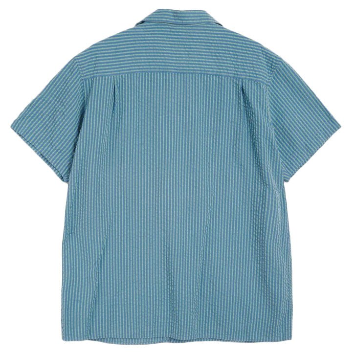 Malick Stripe Shirt Blue / Green - Merchant Menswear