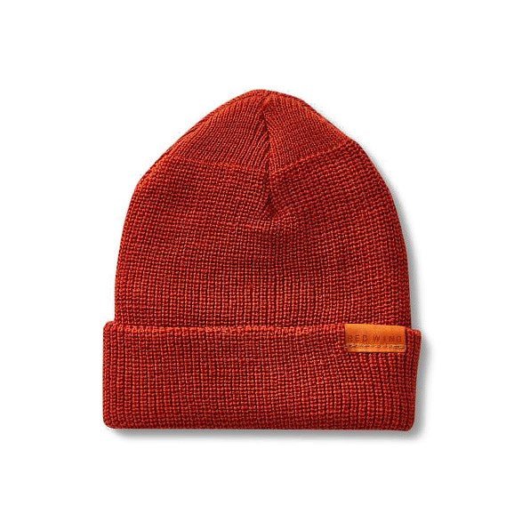 Merino Wool Beanie Rust - Merchant Menswear