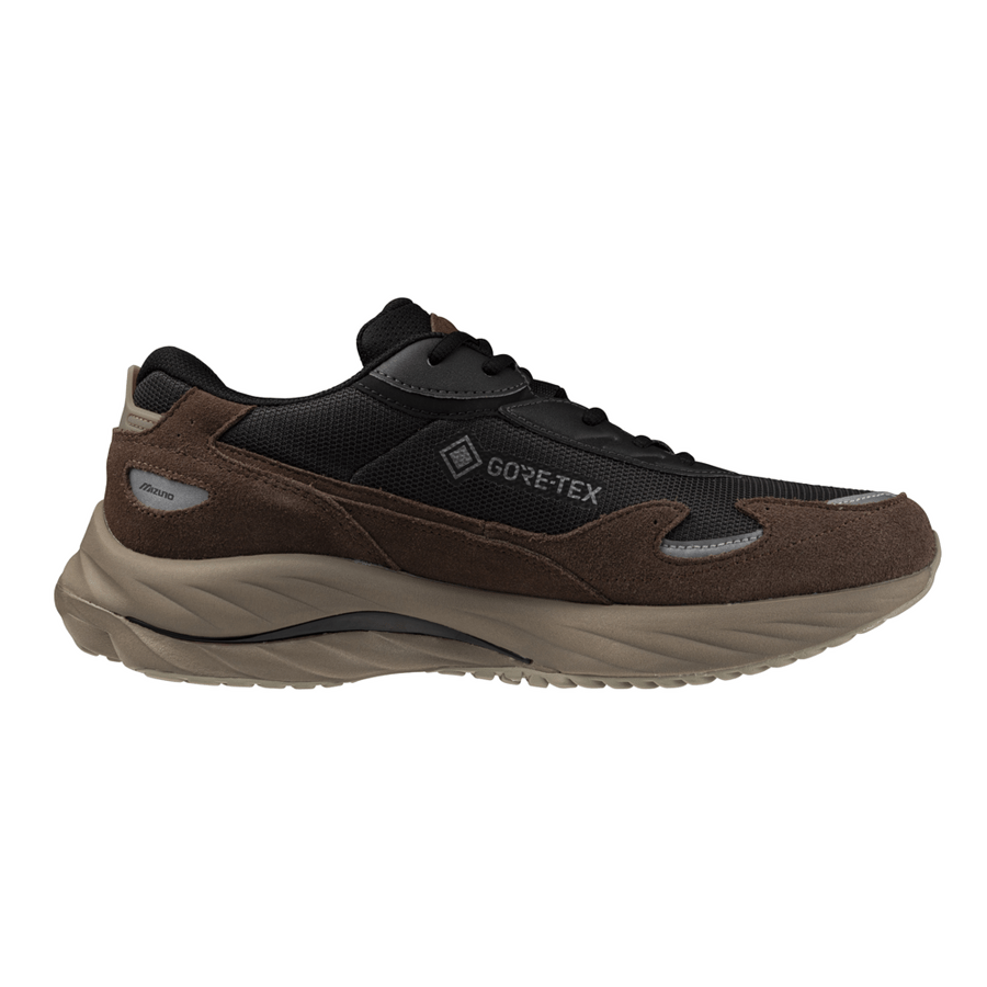 Mizuno Wave Rider B GTX Trainer Black Sand/Black Chicory - Merchant Menswear