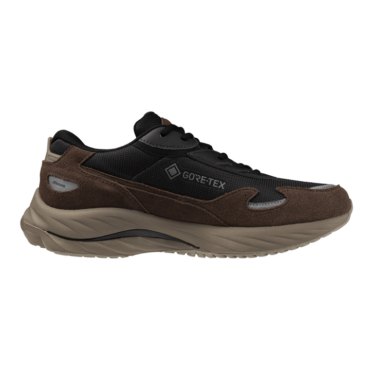 Mizuno Wave Rider B GTX Trainer Black Sand/Black Chicory - Merchant Menswear