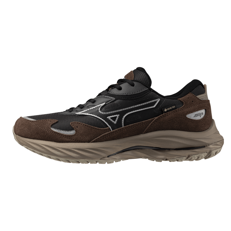 Mizuno Wave Rider B GTX Trainer Black Sand/Black Chicory - Merchant Menswear