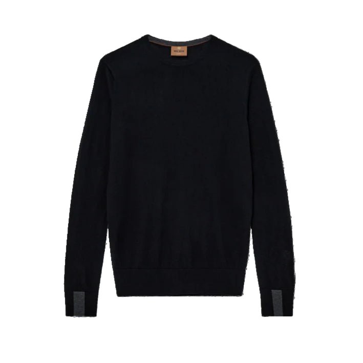 Mos Mosh Gallery Adam Soft Knit Black - Merchant Menswear