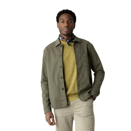 Mos Mosh Gallery Conor Darwin Overshirt Grape Leaf - Merchant Menswear