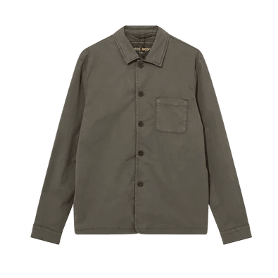 Mos Mosh Gallery Conor Darwin Overshirt Grape Leaf - Merchant Menswear