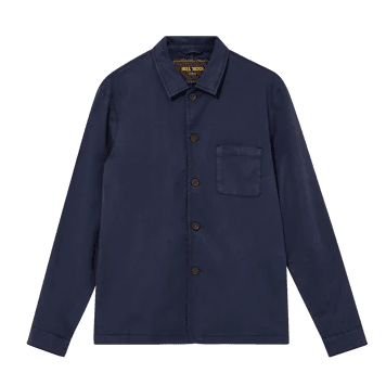 Mos Mosh Gallery Conor Darwin Overshirt Total Eclipse - Merchant Menswear