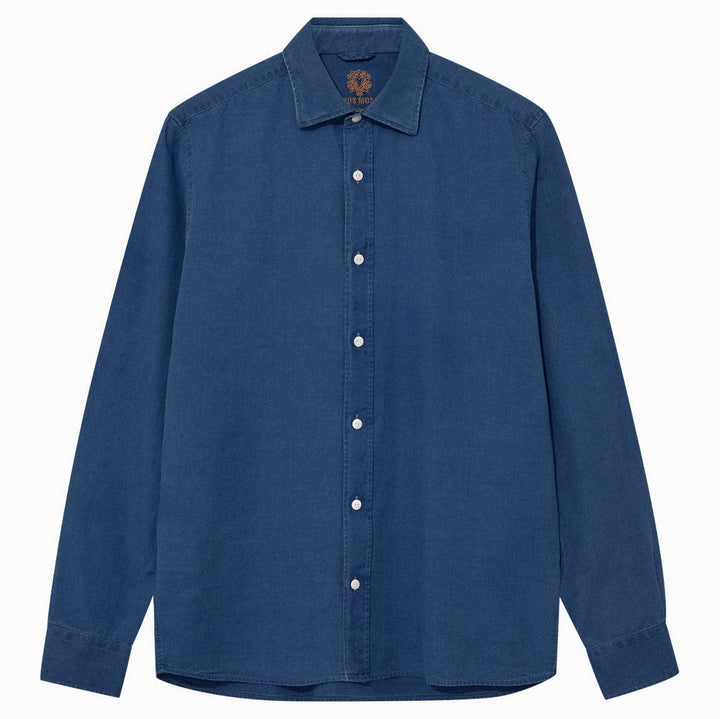 Mos Mosh Gallery Marco Oxford Shirt Indigo - Merchant Menswear