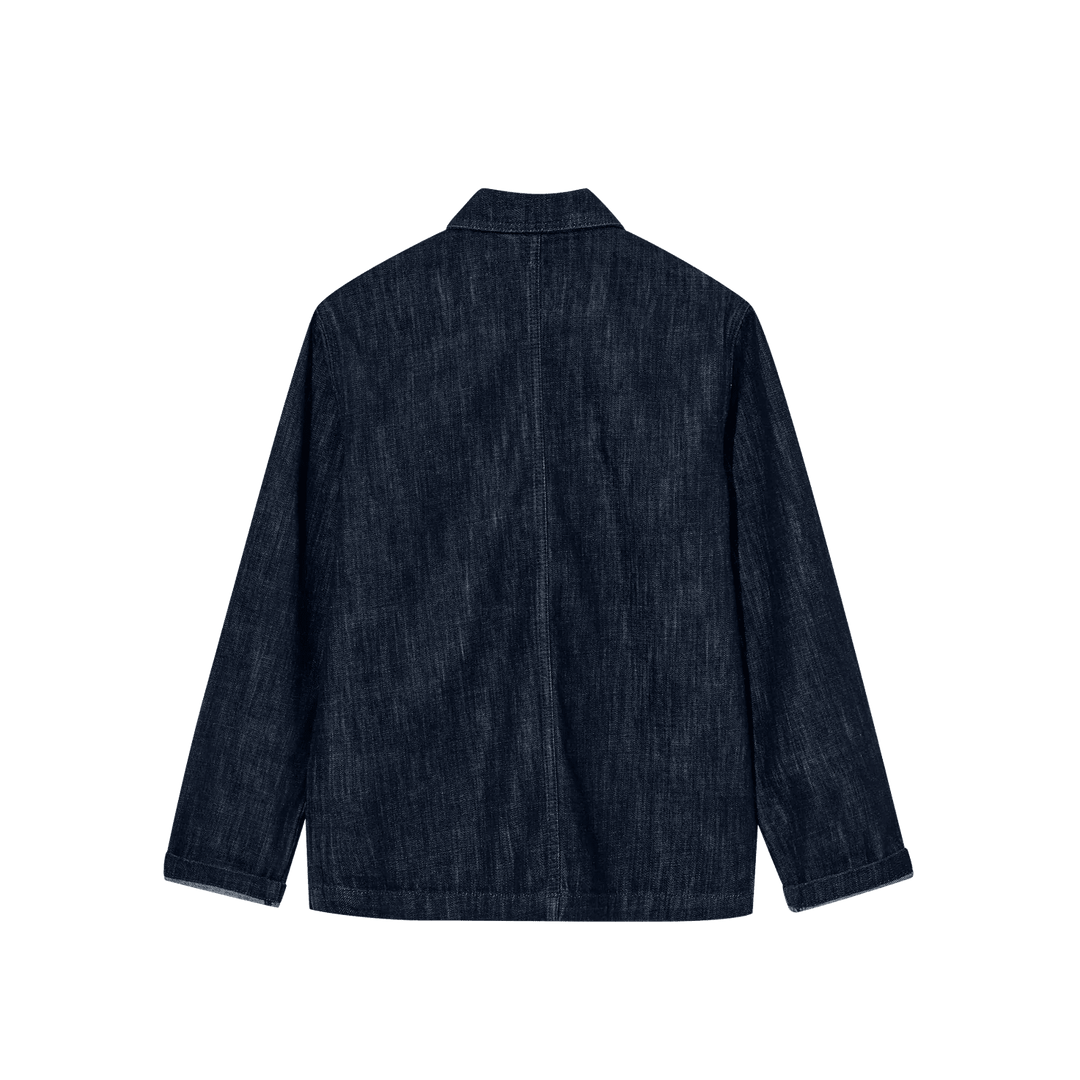 Mos Mosh Gallery Micca Selvedge Jacket Dark Blue Denim - Merchant Menswear
