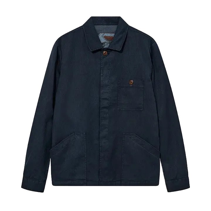 Mos Mosh Gallery Porro Uniform Jacket Navy - Merchant Menswear