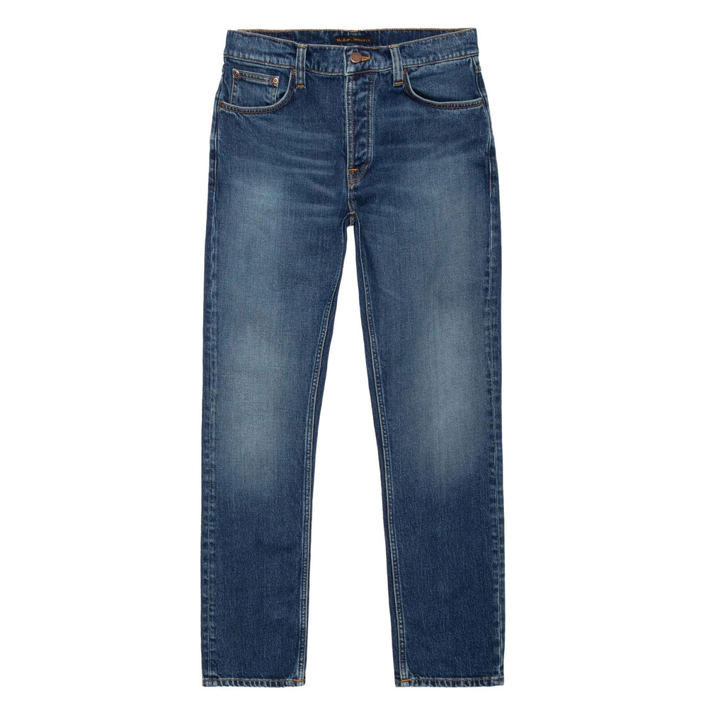 Nudie Jeans Solid Ollie Wild Blue - Merchant Menswear