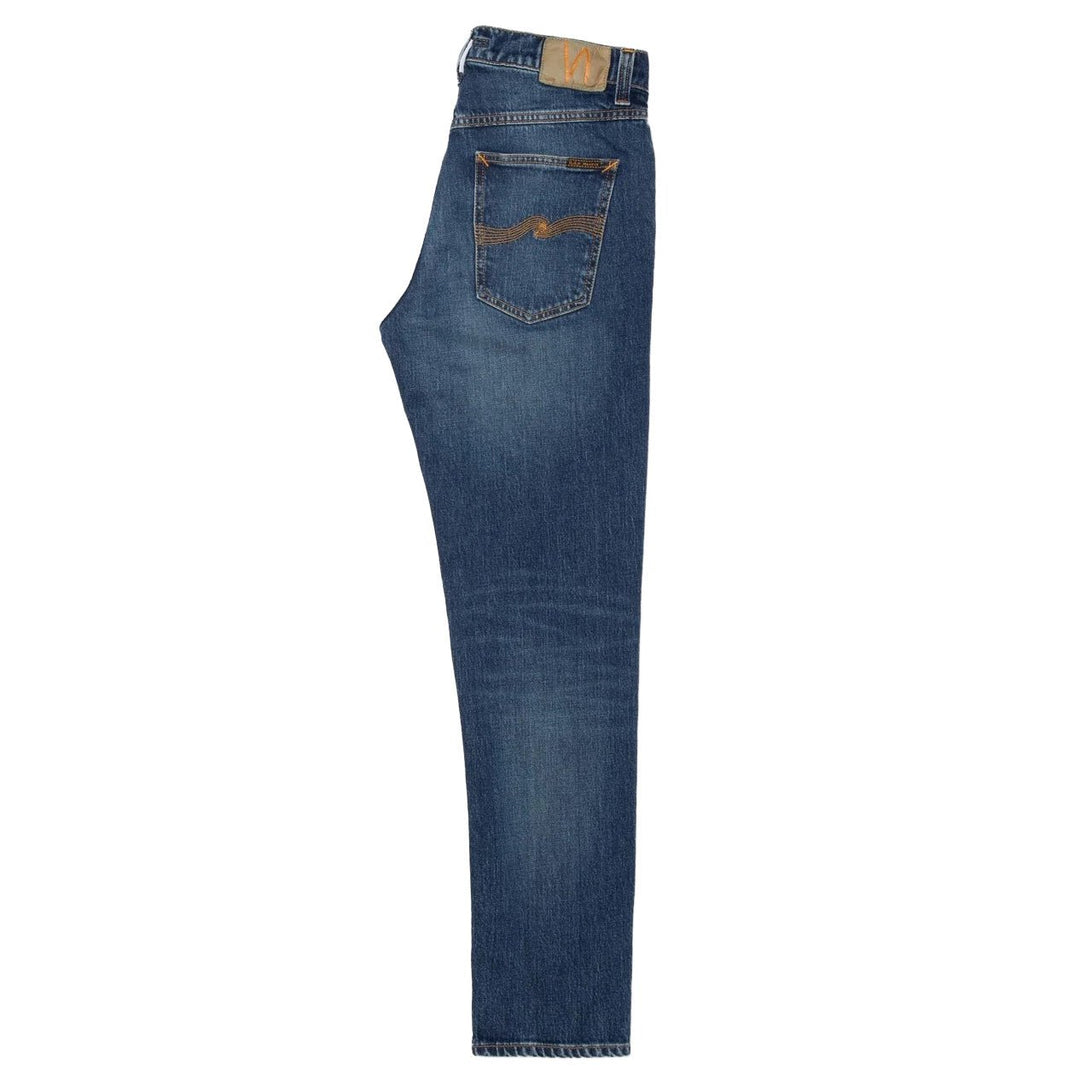 Nudie Jeans Solid Ollie Wild Blue - Merchant Menswear