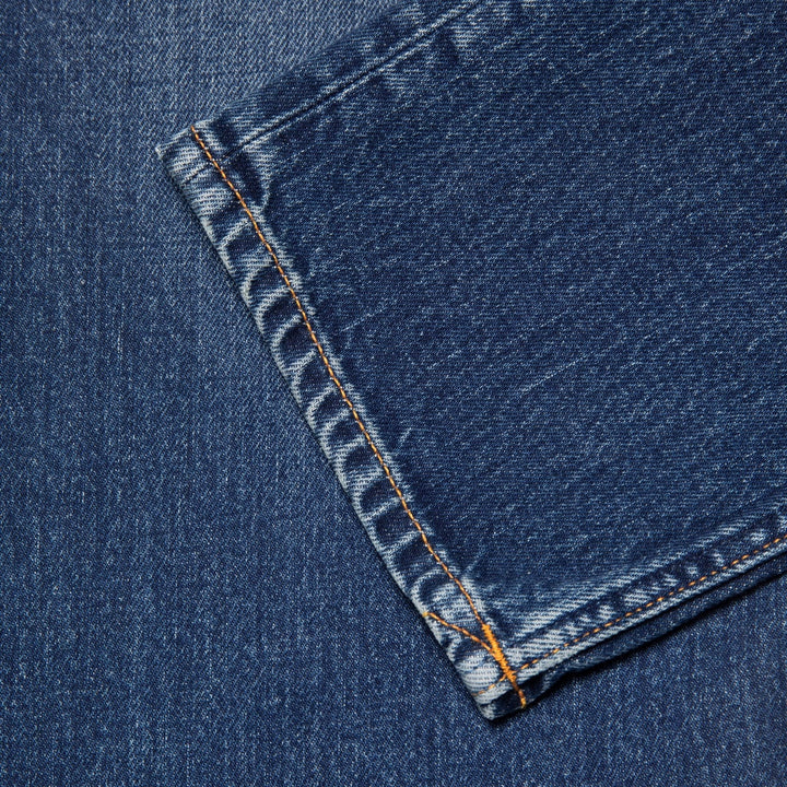 Nudie Jeans Solid Ollie Wild Blue - Merchant Menswear