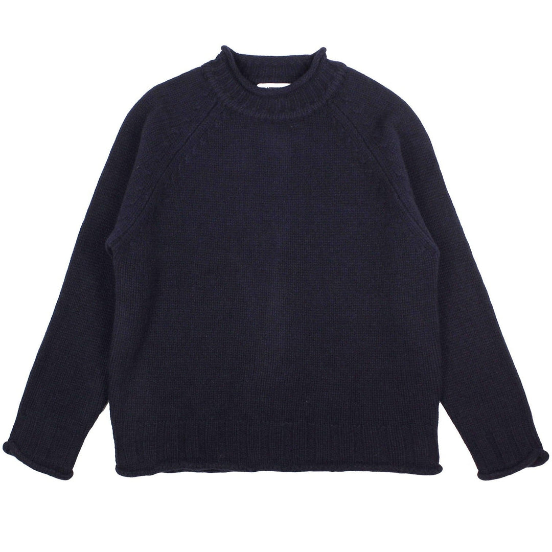 Pittari Knitwear C J Crew Navy - Merchant Menswear