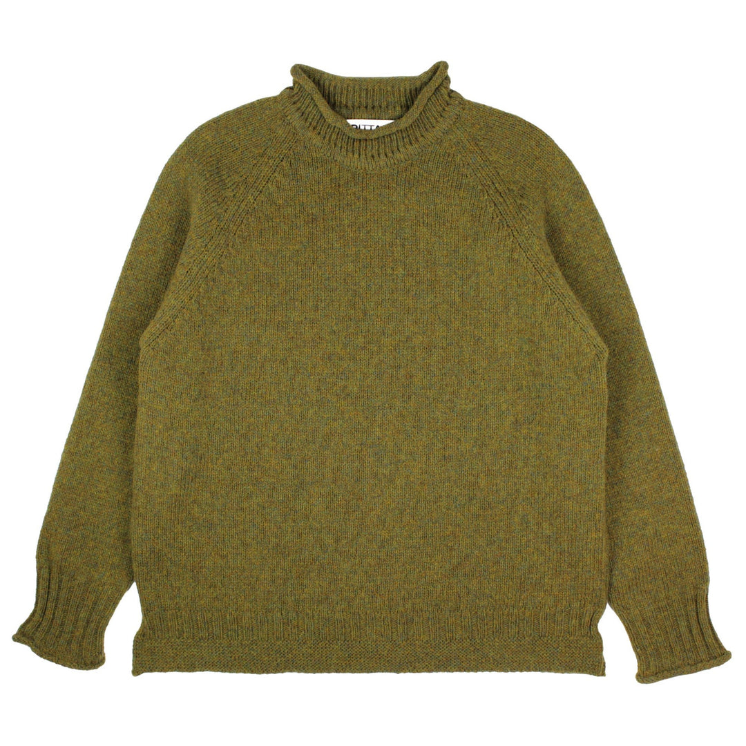 Pittari Knitwear Seti Heritage Fishermans Sweater Willow - Merchant Menswear