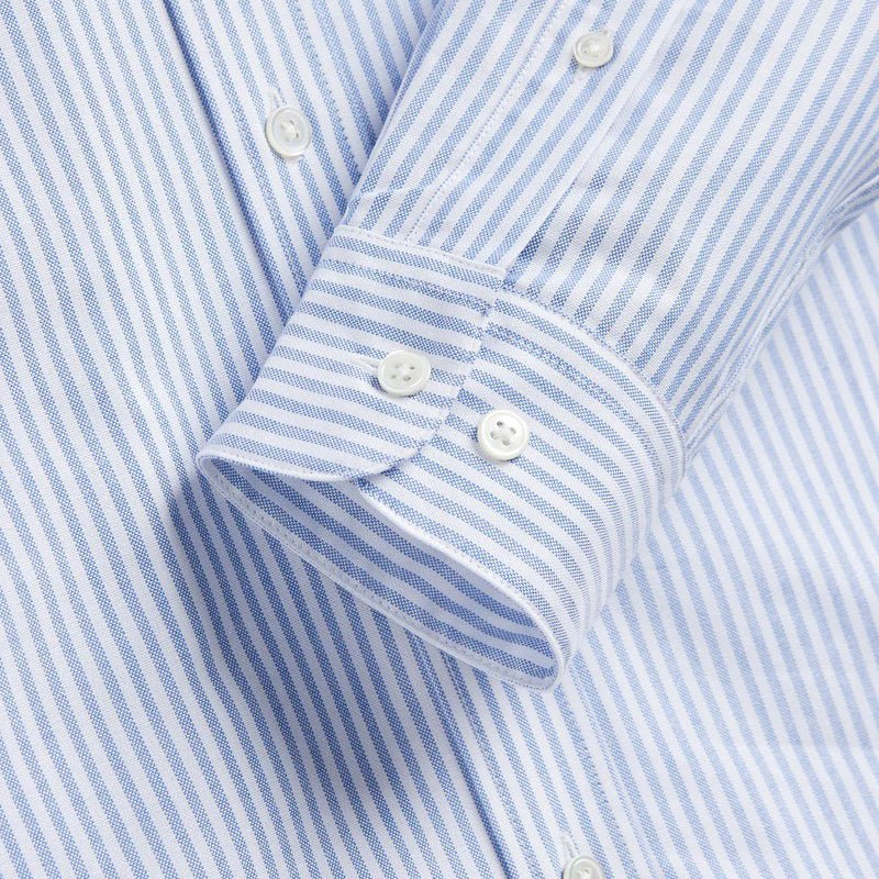 Portuguese Flannel Belavista Blue Stripe Shirt - Merchant Menswear
