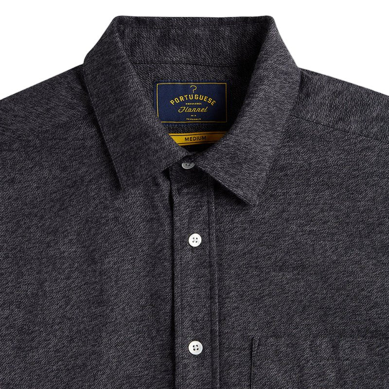 Portuguese Flannel Teca 2.0 Grey Flannel Shirt Grey - Merchant Menswear