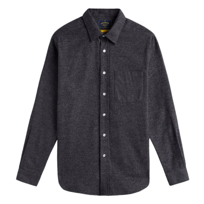 Portuguese Flannel Teca 2.0 Grey Flannel Shirt Grey - Merchant Menswear