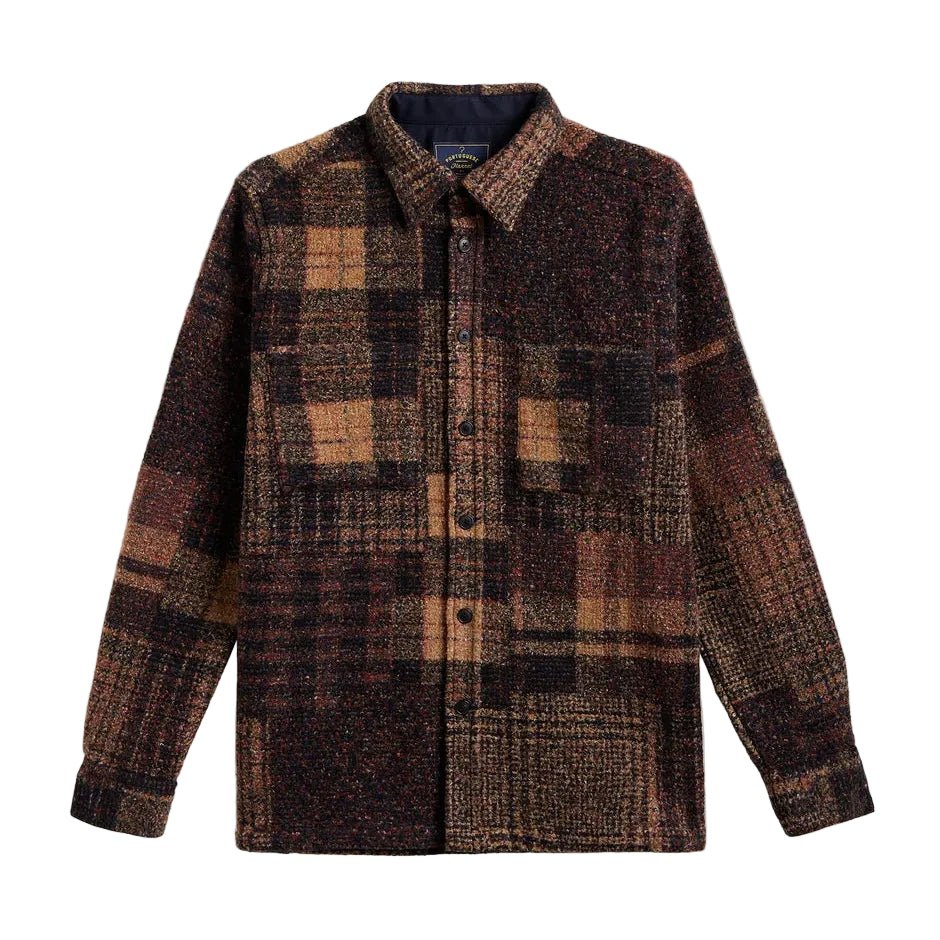 Portuguese Flannel Zender Wool Blend Overshirt - Merchant Menswear