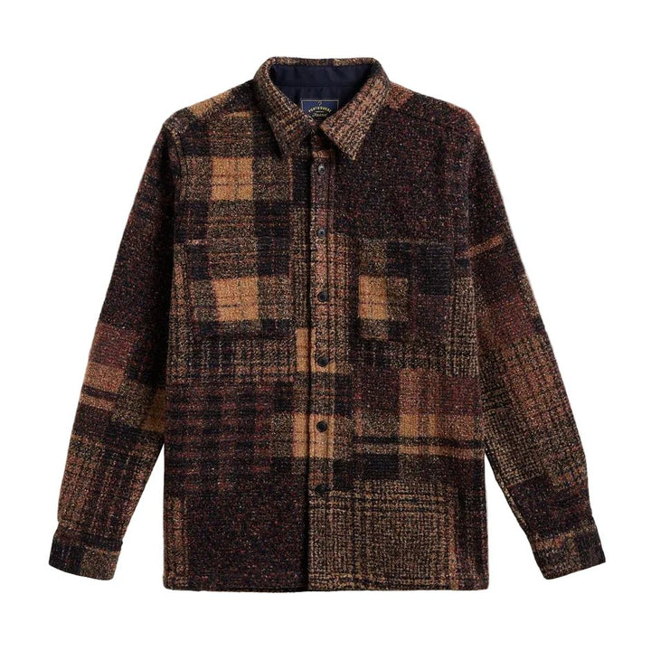 Portuguese Flannel Zender Wool Blend Overshirt - Merchant Menswear