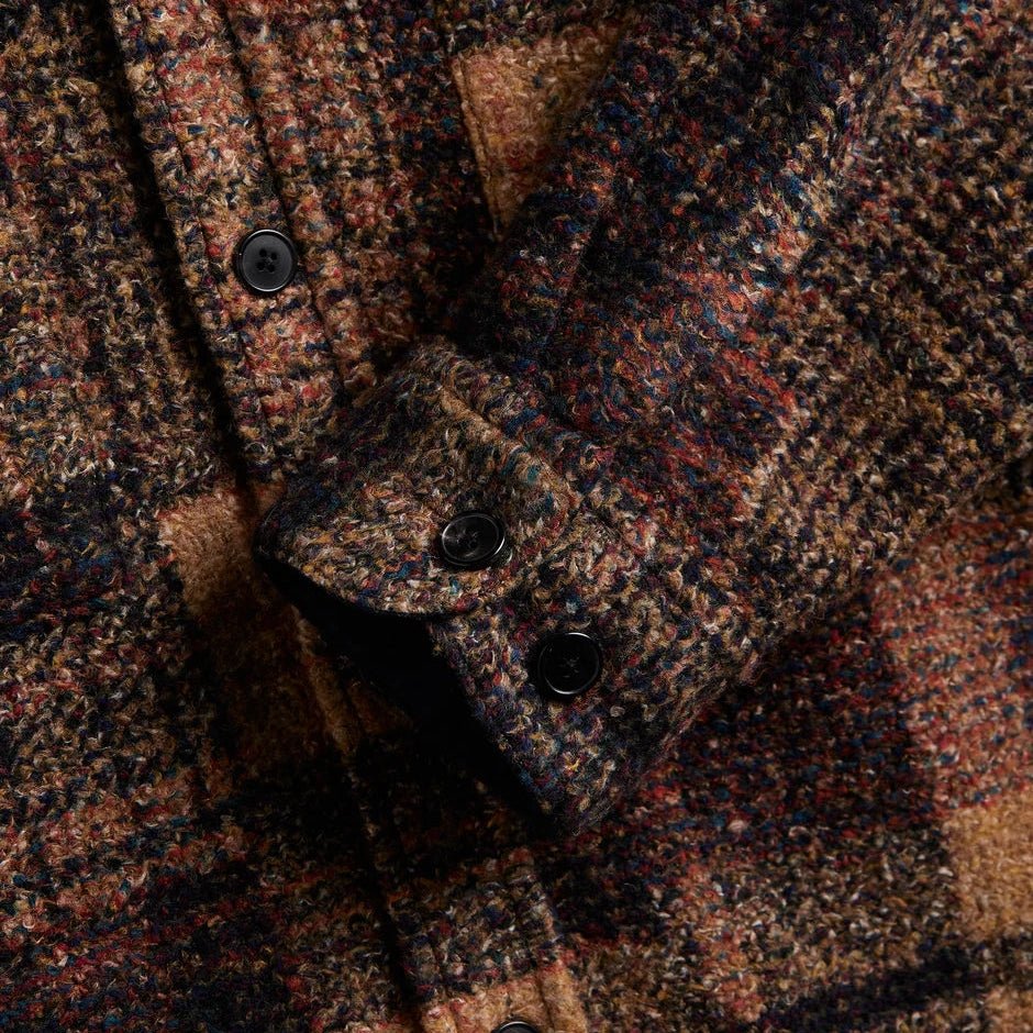 Portuguese Flannel Zender Wool Blend Overshirt - Merchant Menswear