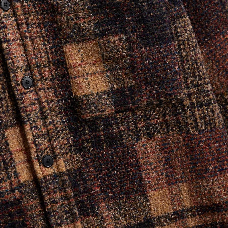 Portuguese Flannel Zender Wool Blend Overshirt - Merchant Menswear