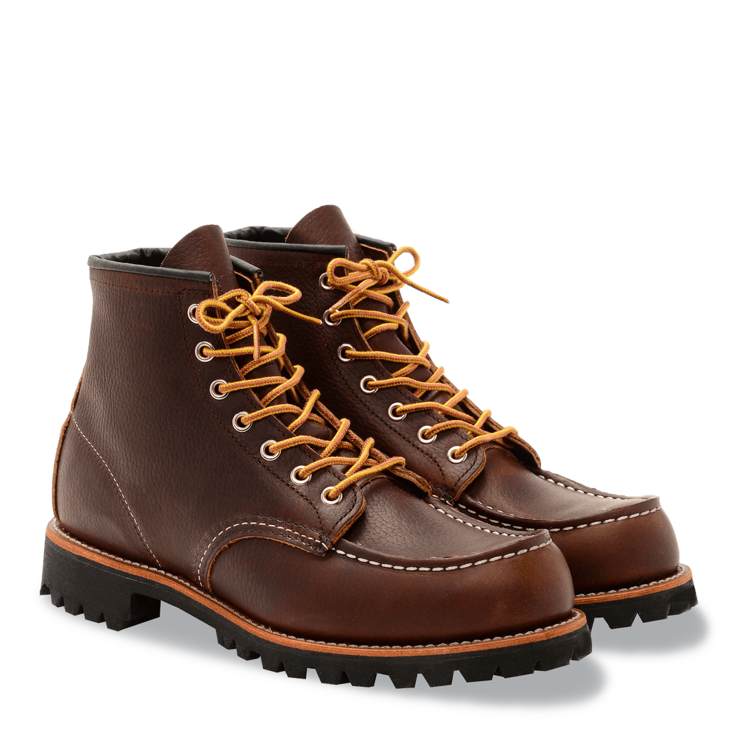 Red Wing Roughneck Moc Toe Work Boots 8146 - Briar Oil Slick - Merchant Menswear