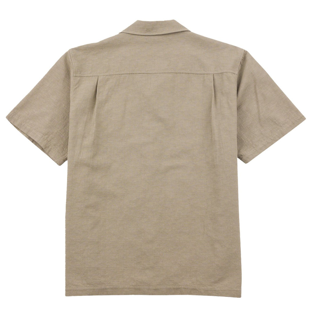 Relaxed Soft Collar Shirt Sage Green - Merchant Menswear