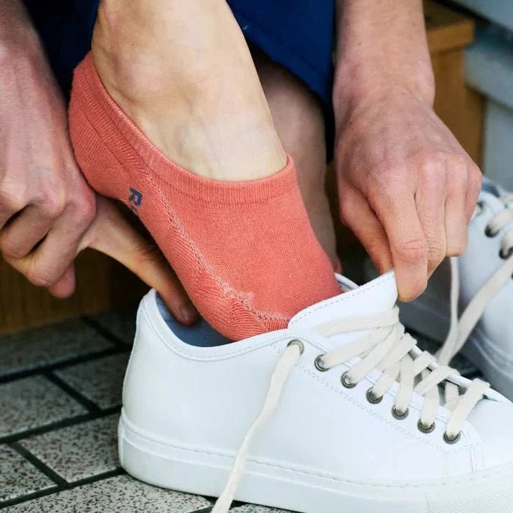 RoToTo Pile Foot Cover Socks Coral - Merchant Menswear