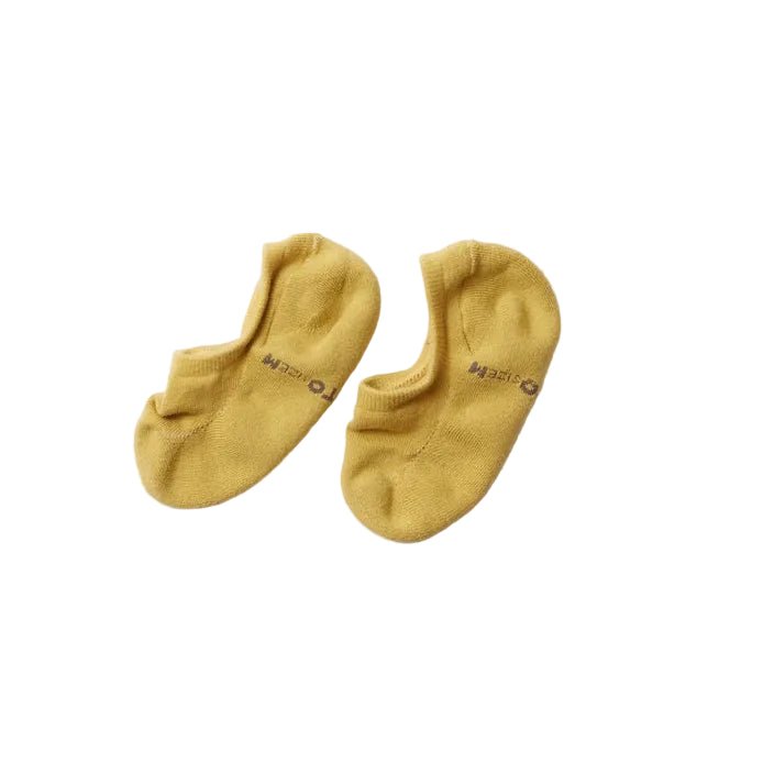 RoToTo Pile Foot Cover Socks light Yellow - Merchant Menswear
