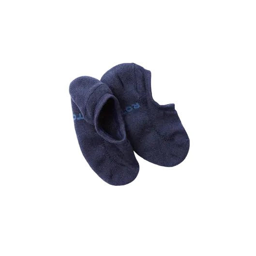 RoToTo Pile Foot Cover Socks Navy - Merchant Menswear