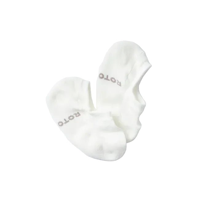RoToTo Pile Foot Cover Socks White - Merchant Menswear