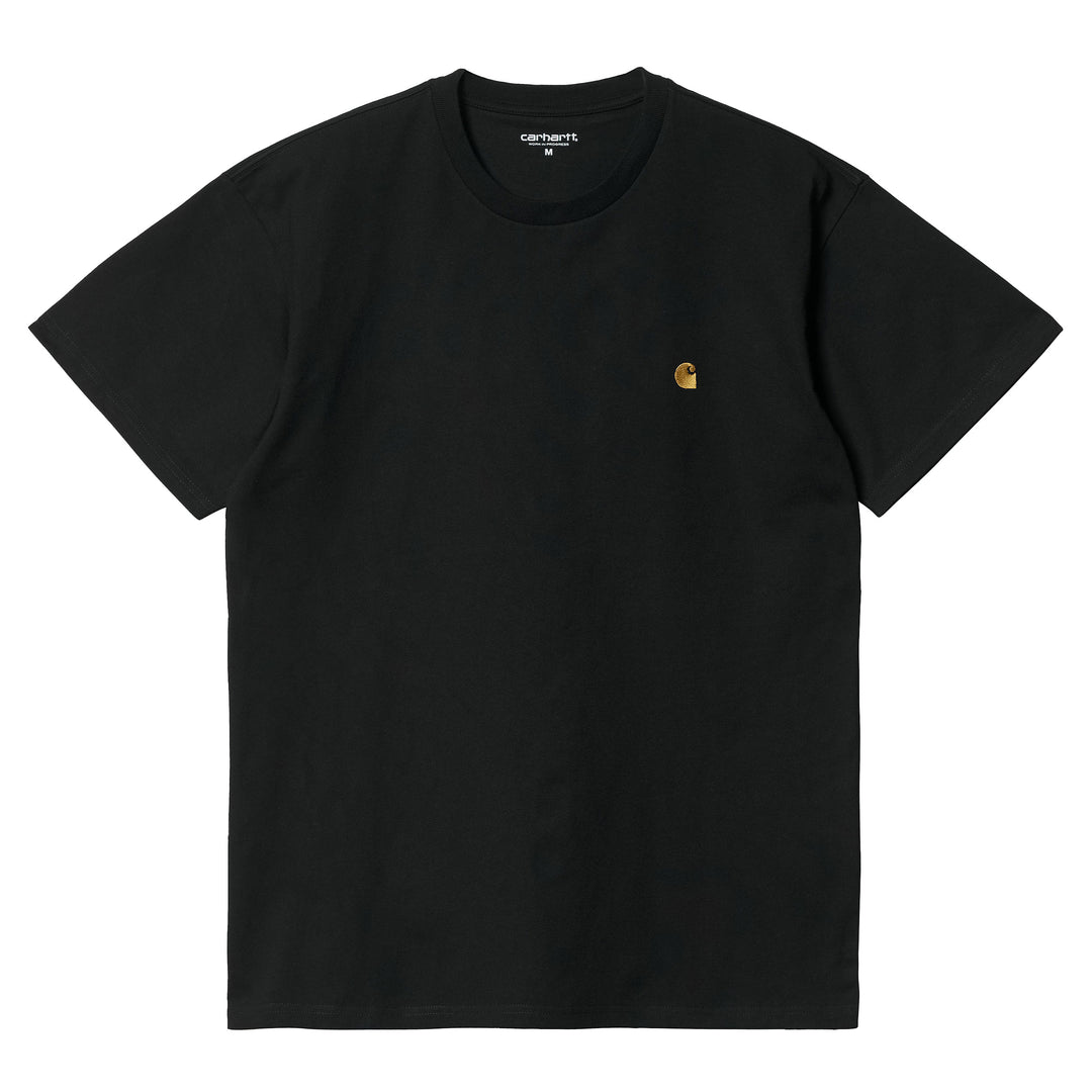 Carhartt WIP Chase Tee Black Gold  Front