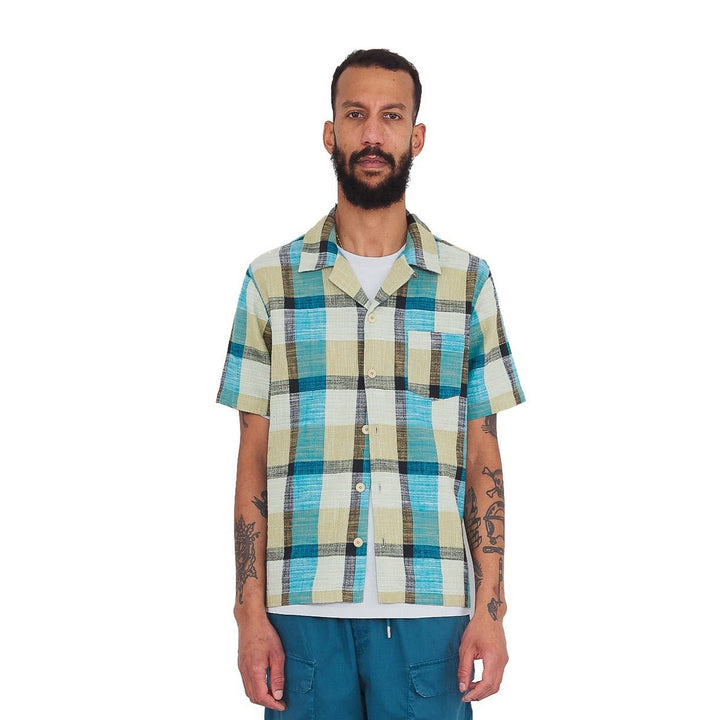 Soft Collar Shirt Multi Gingham Check Multi - Merchant Menswear