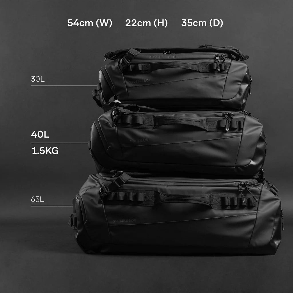 Stubble & Co Kit Bag 40L Black - Merchant Menswear