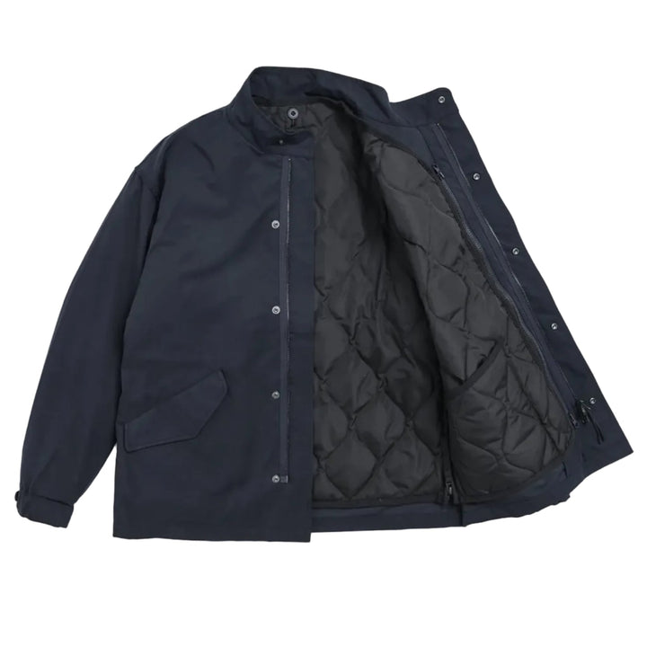 Taion Military V Neck Liner Plus Outer Jacket Navy/Black - Merchant Menswear