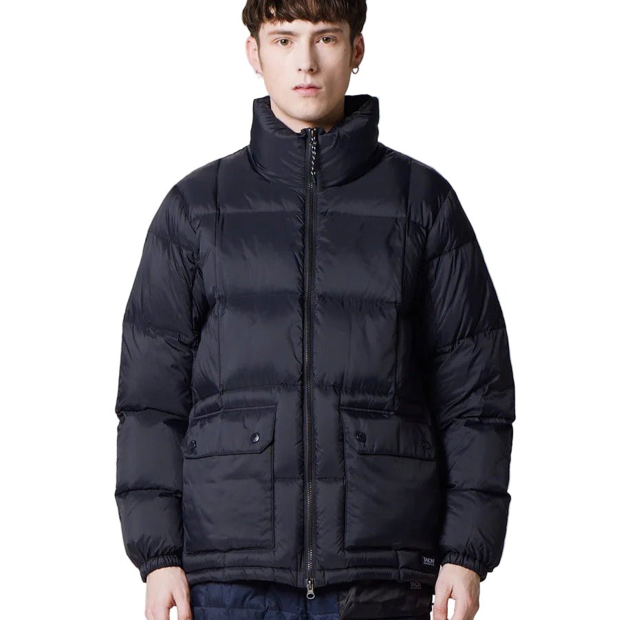 Taion Mountain Packable Down Jacket Black - Merchant Menswear