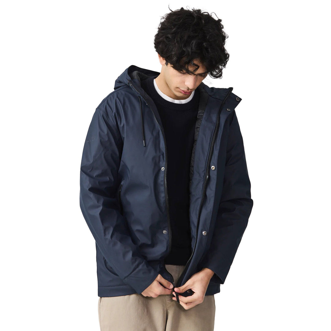 Tanta Rainwear Plas Waterproof Jacket Navy - Merchant Menswear