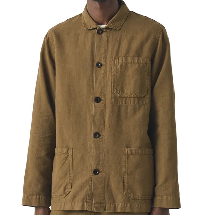 Toast Menswear Arlo Herringbone Jacket Woodland Green - Merchant Menswear