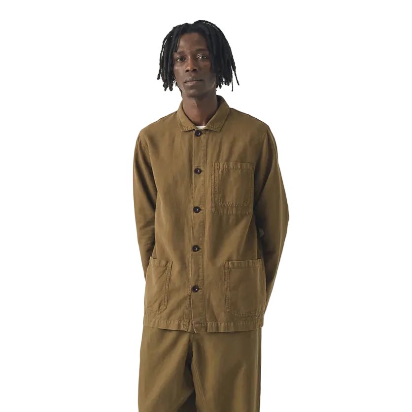 Toast Menswear Arlo Herringbone Jacket Woodland Green - Merchant Menswear