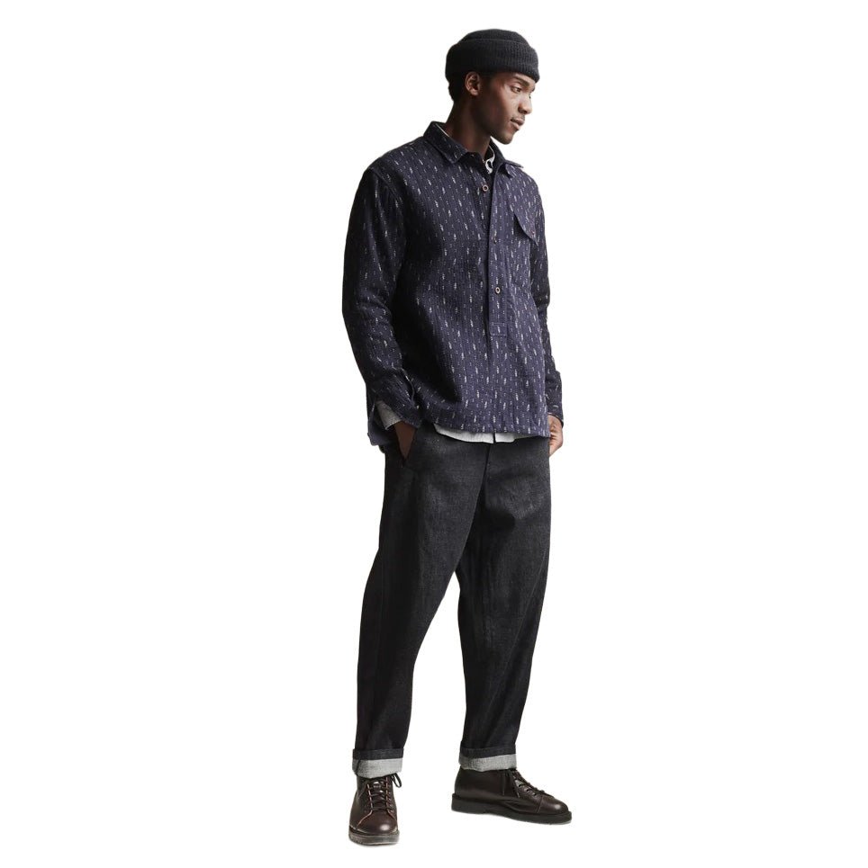 Toast Menswear Japanese Denim Trousers Dark Indigo - Merchant Menswear
