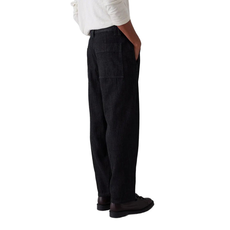 Toast Menswear Japanese Denim Trousers Dark Indigo - Merchant Menswear