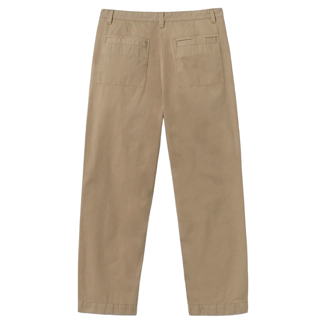 Toast Menswear Otto Pleated Twill Trousers Oyster - Merchant Menswear
