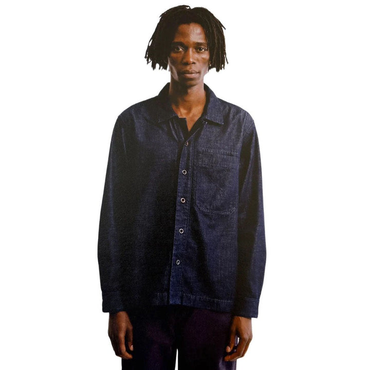 Toast Menswear Straight Hem Denim Shirt Indigo - Merchant Menswear