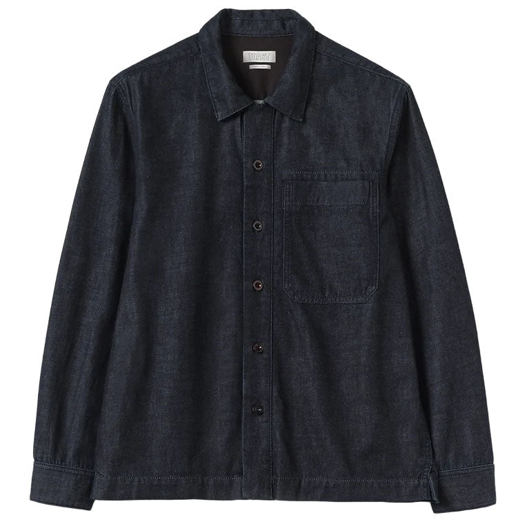 Toast Menswear Straight Hem Denim Shirt Indigo - Merchant Menswear