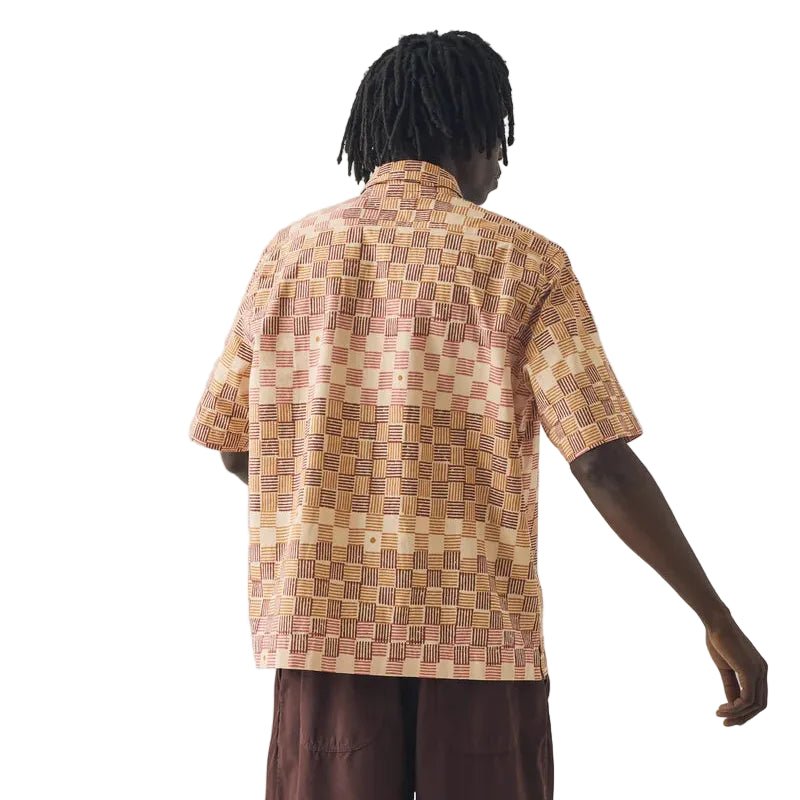 Toast Menswear Variegated Block Print Shirt Mace SS/26 - Merchant Menswear