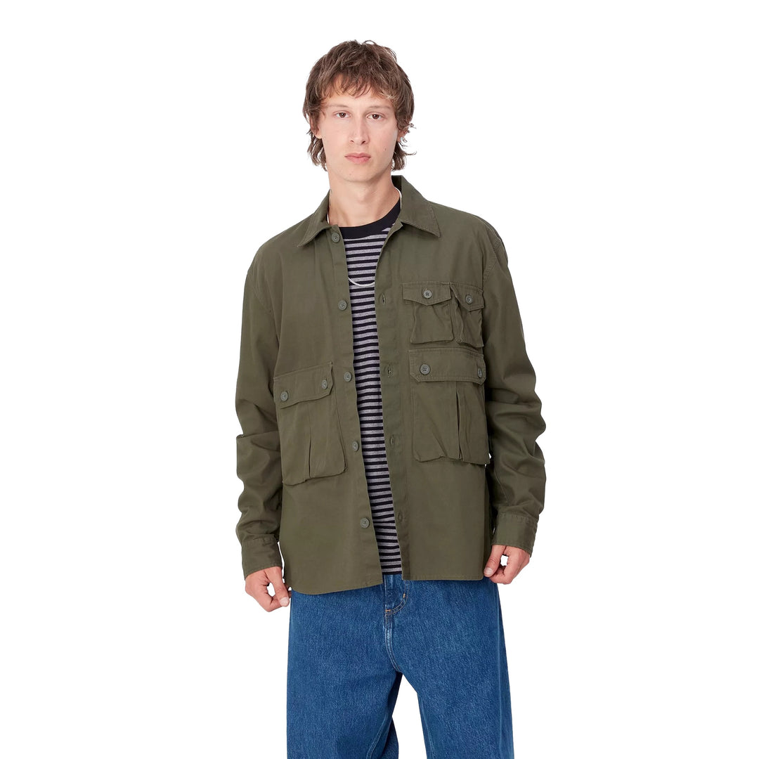 L/S Tracker Shirt Office Green