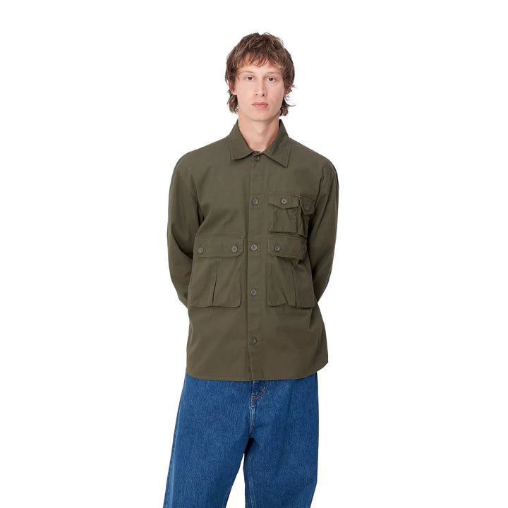 L/S Tracker Shirt Office Green